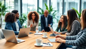 Discussing the best way to hire commission-only sales reps in a modern office setting.