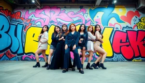 Dynamic portrait of the blackpink members showcasing their unique styles and vibrant personalities.