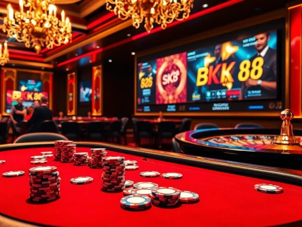 Experience the excitement of BK8 gaming with luxury poker and roulette tables.