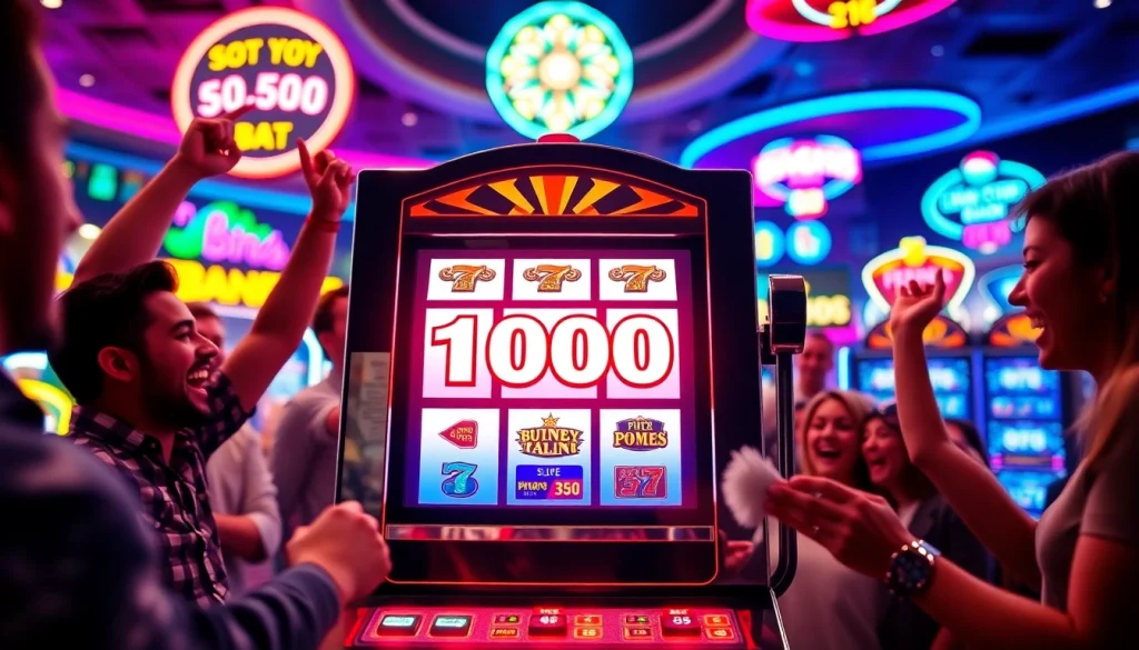 Menangkan jackpot dengan slot deposit 1000 di mesin slot yang meriah.