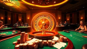 Người chơi thắng lớn tại casino trực tuyến https://luck8.net với chip bài poker và sự hồi hộp của roulette.
