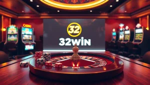 Engaging players with excitement at 32win's luxurious online casino experience.