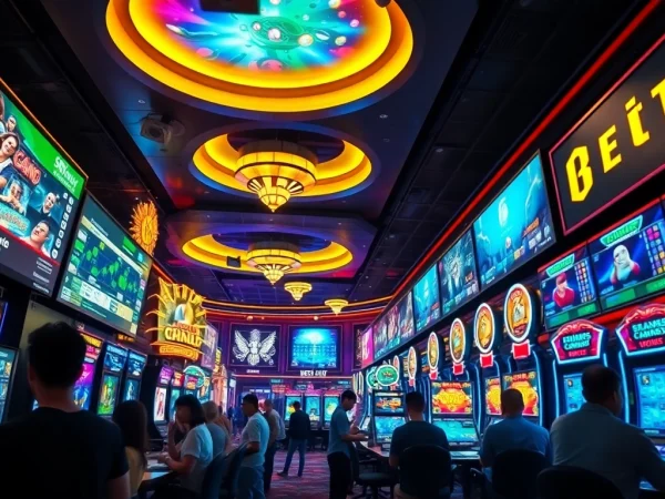 Engaging online gaming experience at winvn88.live with vibrant casino visuals.
