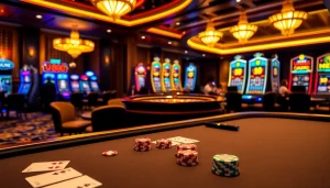 Players enjoying an exhilarating U 888 gaming experience at a luxurious casino.