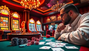 Experience the thrill of betting at 8kbet with vibrant casino elements and engaged gamblers.