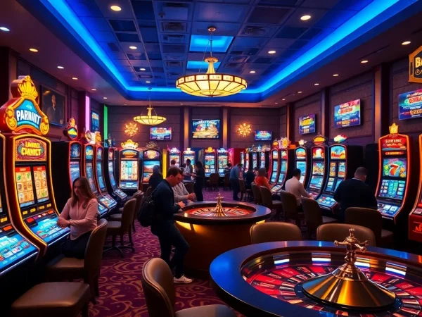 Experience thrilling gameplay with slot pragmatic machines lighting up the casino floor.