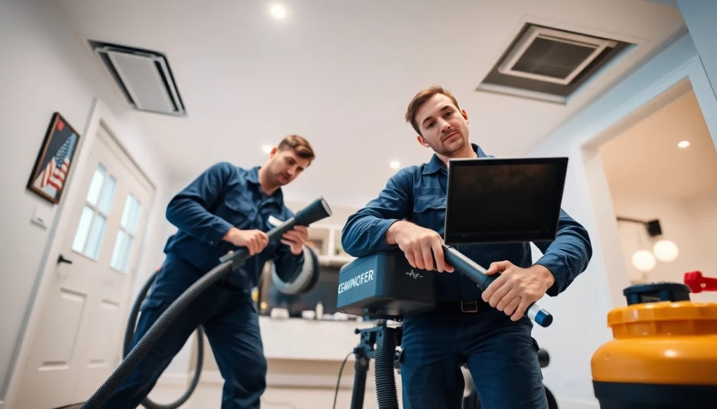 Air Duct Cleaning Service featuring certified technicians using advanced equipment to enhance indoor air quality.
