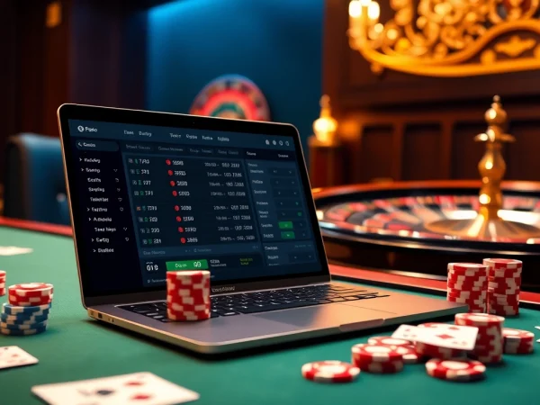 Engaging scene of online betting with kèo bóng đá odds displayed prominently on a modern device.