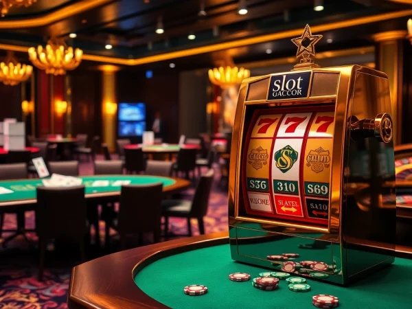 Experience the thrill of slot gacor with vibrant casino visuals, rich colors, and high-stakes action.