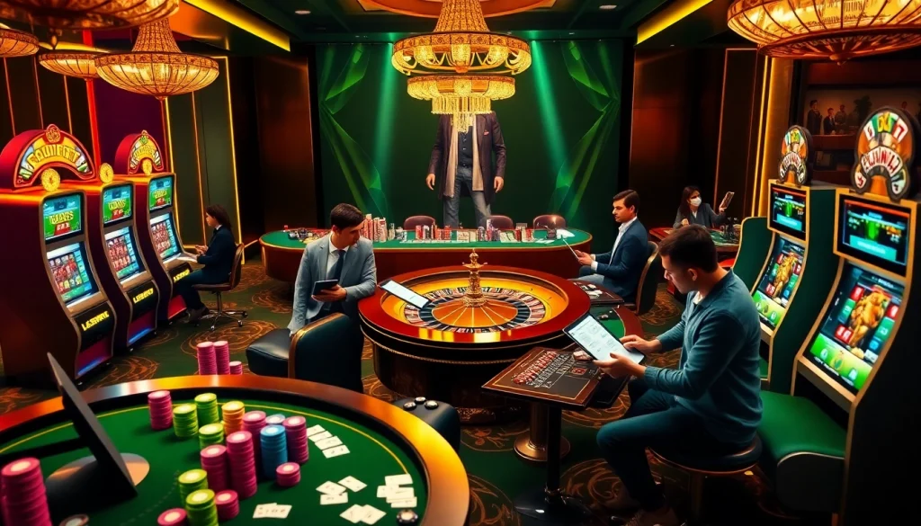 Vivez l'excitation du casino en ligne Français avec des joueurs engagés dans des jeux de casino en ligne.
