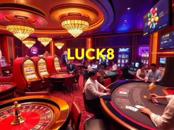 Experience immersive excitement at LUCK8 with vibrant casino games and professional dealers.