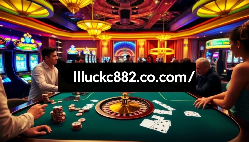 Experience thrilling gameplay at https://luck882.co.com/ with exciting casino tables and slot machines.