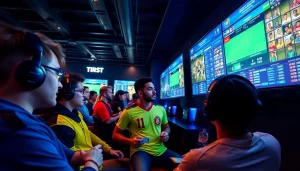 Interactive sports betting environment showcasing 슈어맨2 values of safety and community.