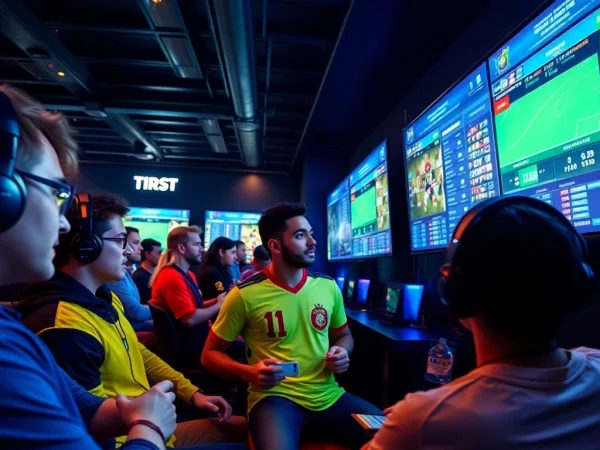Interactive sports betting environment showcasing 슈어맨2 values of safety and community.