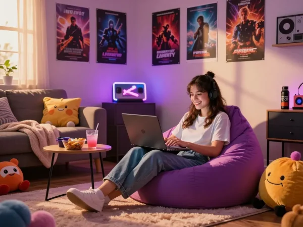 Enjoying Degrees of Lewdity in a cozy gaming setup.