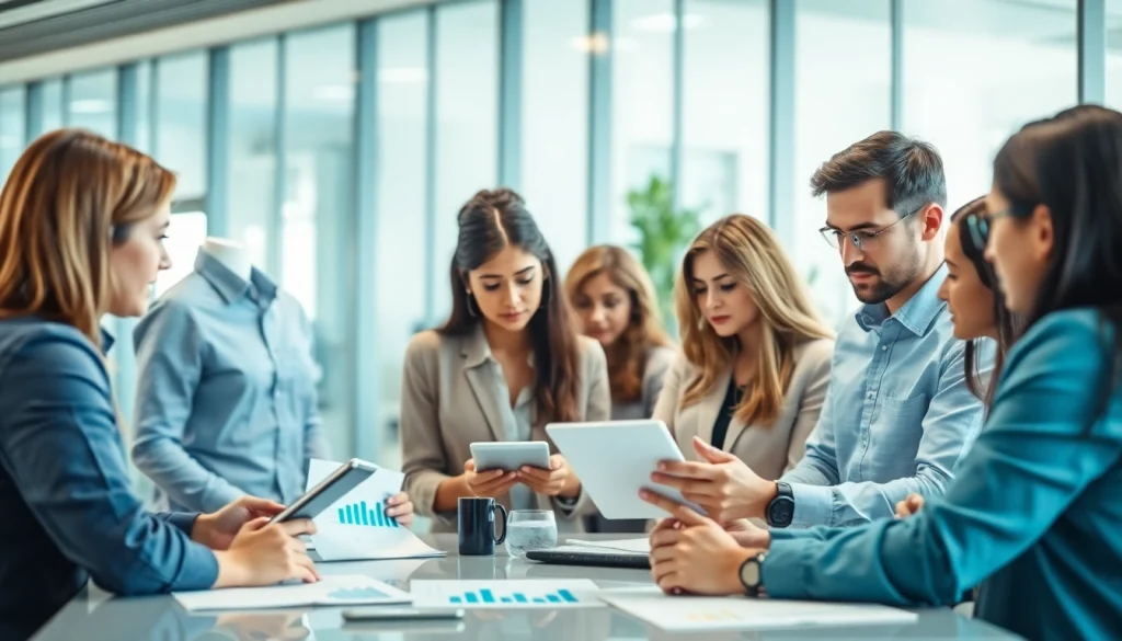 Explore competitive intelligence FAQs with a diverse team collaborating in a modern office.