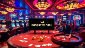 Place thrilling bets at bangsawan88 casino with vibrant tables and elegant players.