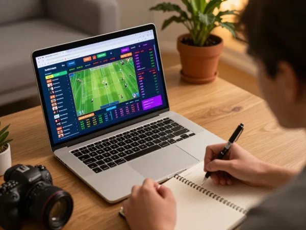 Placing bets on rr88 gratis online sports platform, showcasing live betting excitement and strategy