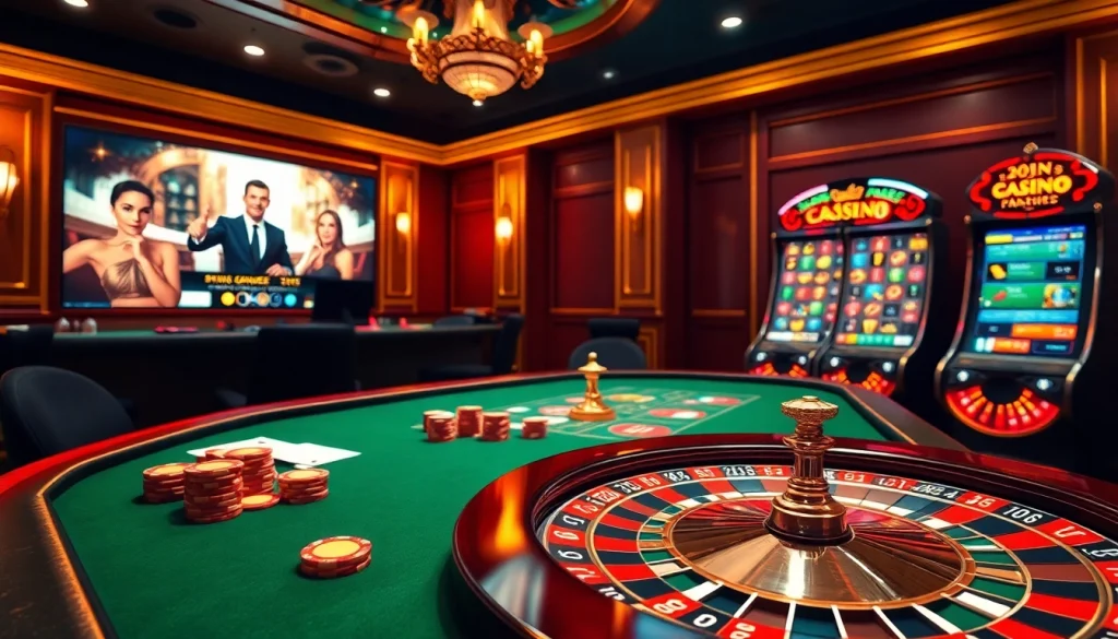 Vivez l'excitation de jouer au casino en ligne Français avec des machines à sous vibrantes et des tables de poker engageantes.
