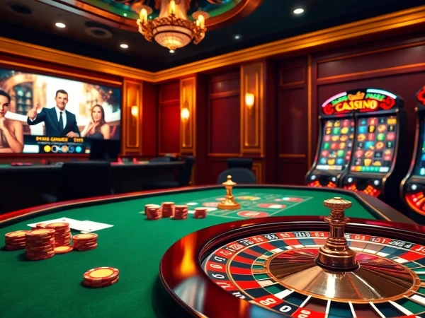 Vivez l'excitation de jouer au casino en ligne Français avec des machines à sous vibrantes et des tables de poker engageantes.