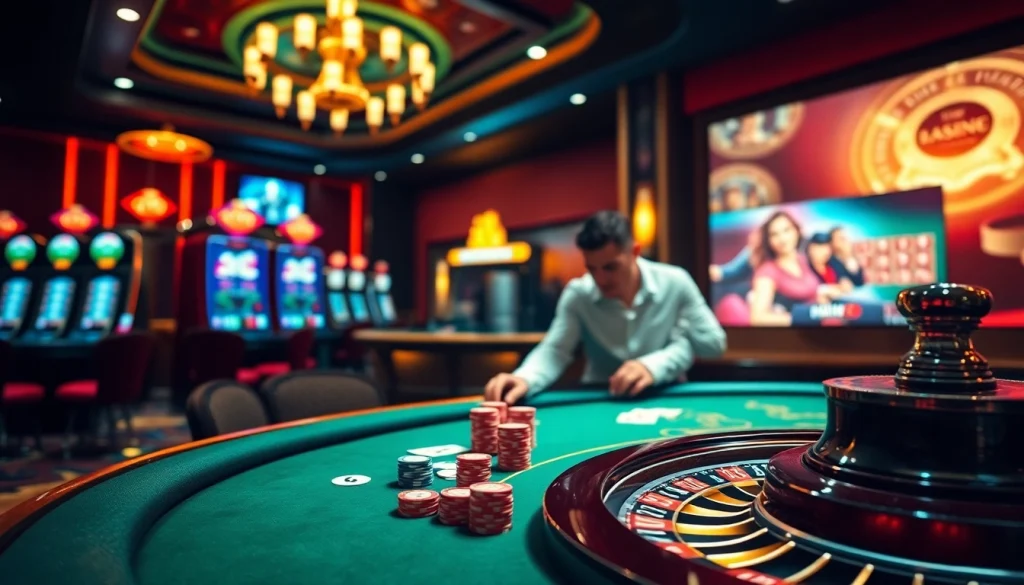 Découvrez l'excitation du casino en ligne Français avec des machines à sous vibrantes et des tables de poker.