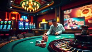 Découvrez l'excitation du casino en ligne Français avec des machines à sous vibrantes et des tables de poker.