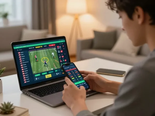 Engaging in strategic sports betting on kkwin app for live game odds analysis.