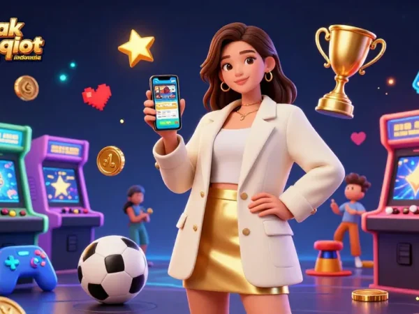 Dive into the dampak negatif slot qris di indonesia through vibrant 3D digital art of engaging casino elements and characters.