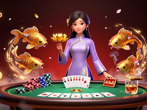 Experience thrilling and vibrant gambling action with 100vip, featuring dynamic poker scenes and glorious game elements.