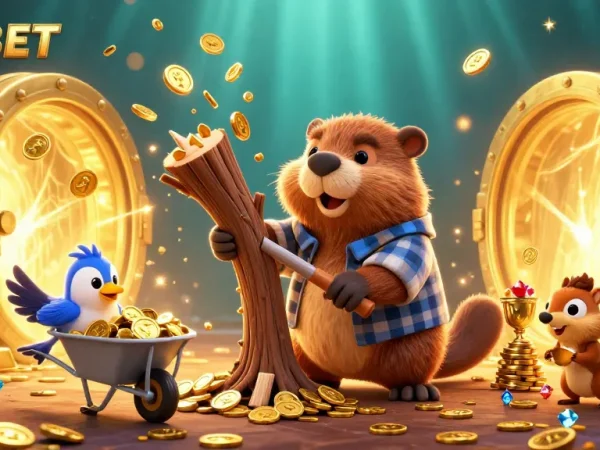 Explore the thrilling UFABET gaming adventure with vibrant characters and rich casino elements.