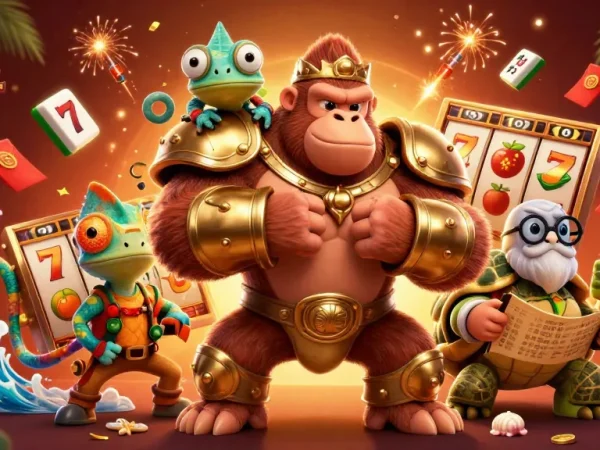 SITUS TOTOTOGEL showcases engaging gambling elements with vibrant characters in a dynamic scene.