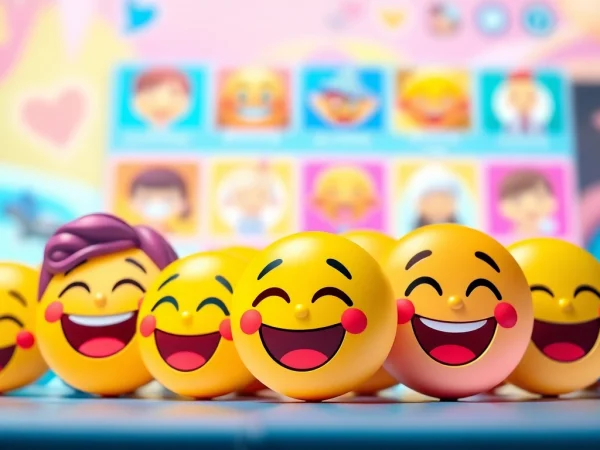 Showcasing vibrant tiktok emojis to beautify social media interactions.