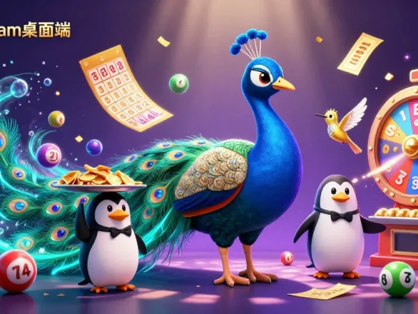 通过这幅充满激动人心彩票元素的生动3D赌场插图，在Telegram桌面端赢得大奖。