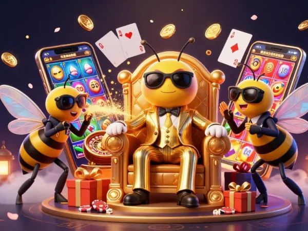 Experience the excitement of F168 with colorful slots and winning rewards among vibrant casino characters.