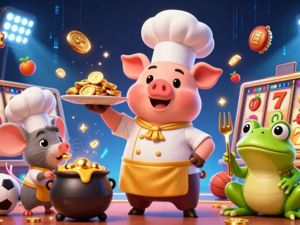 Mainkan slot deposit pulsa dengan keseruan tampilannya yang penuh simbol dan koin emas.