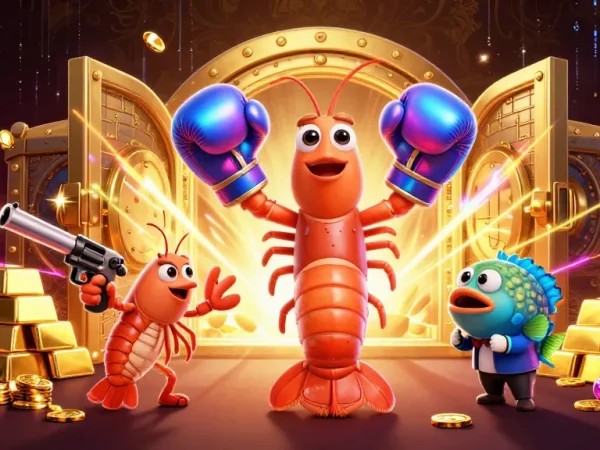 Interagisci con i siti casino non AAMS in questa vivace illustrazione 3D che celebra le ricchezze del gioco online.