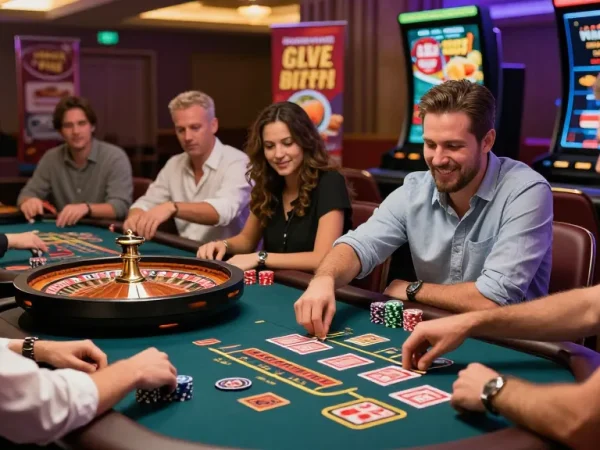Players enjoying their time at credit card casinos in the UK, highlighting https://iis.org.uk as a go-to resource for expert analysis.