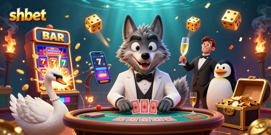 Experience the thrilling excitement at SHBET's vibrant casino scene with jackpot-winning action