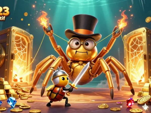 Explore the thrilling world of toto123 link alternatif with dynamic characters in a vibrant casino setting.