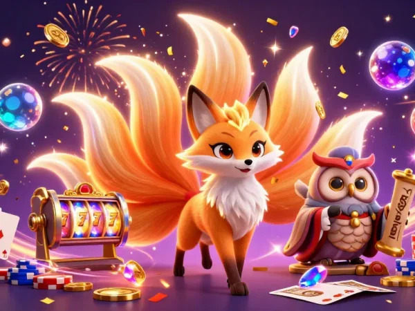 Experience thrilling gameplay at slot bet kecil with vibrant spirit characters and casino elements.