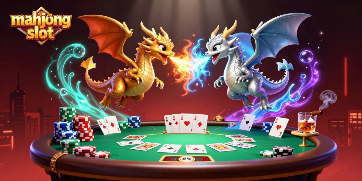 Engage with the exciting mahjong slot experience featuring dynamic dragons and vibrant casino elements.