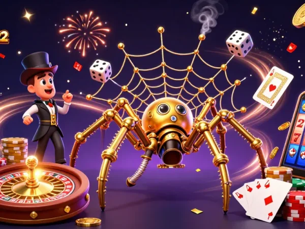 Experience thrilling wins with slot DRAGON222 in a captivating casino scene filled with excitement.