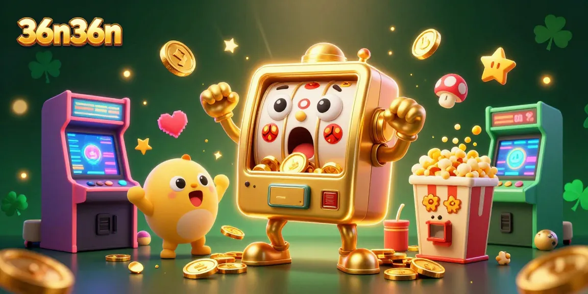 Jogando 36n36n, caça-níqueis dourados celebram um jackpot em uma cena vibrante de cassino.
