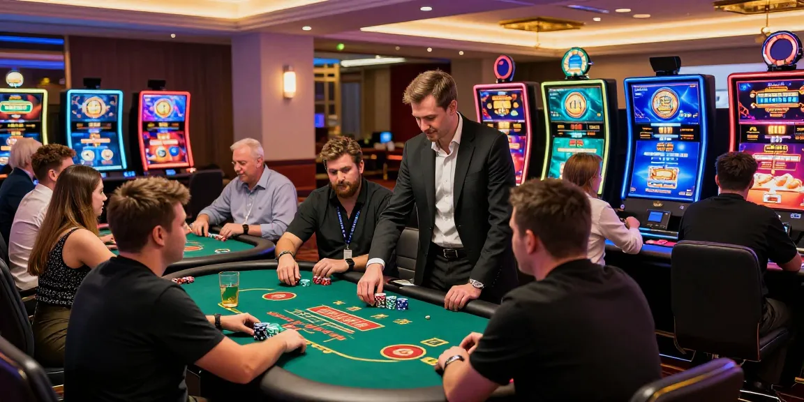 Discover the excitement at non UK casinos on https://dsam.org.uk, showcasing vibrant gaming action with players at stylish tables.